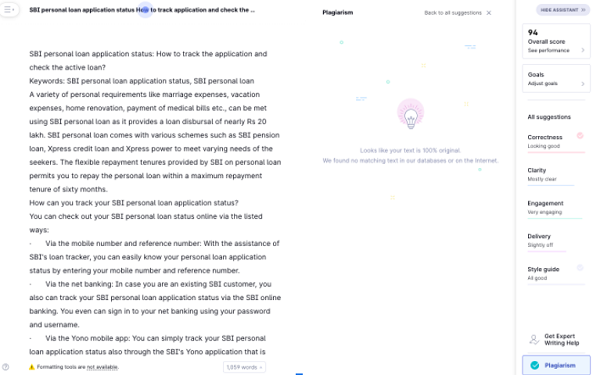 SBI personal loan application status How to track the application and check the active loan