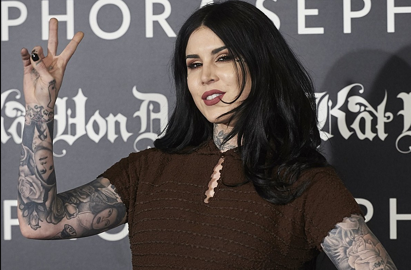 Kat Von D Tattoos Before and After