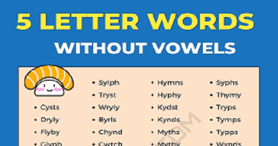 5 Letter Words Without Vowels  Explore Full List!