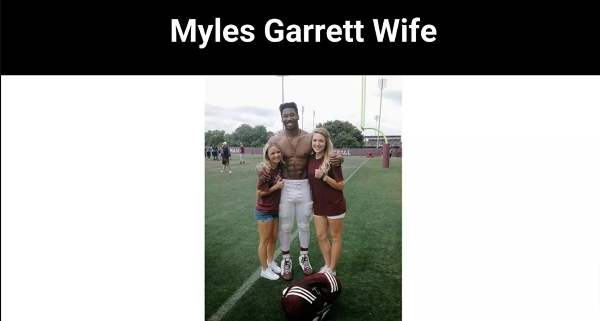 Myles Garrett Wife