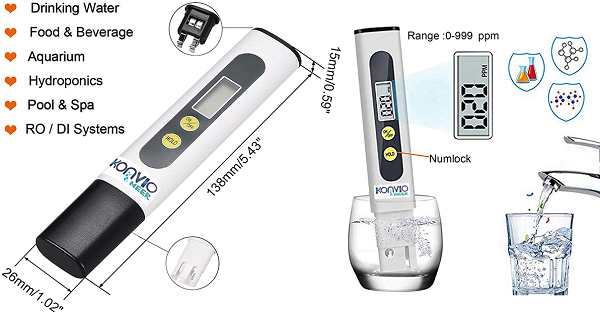 The Konvio Neer Imported Total Dissolved Solids Meter Can Help You Ensure Safe Drinking Water in 2023!