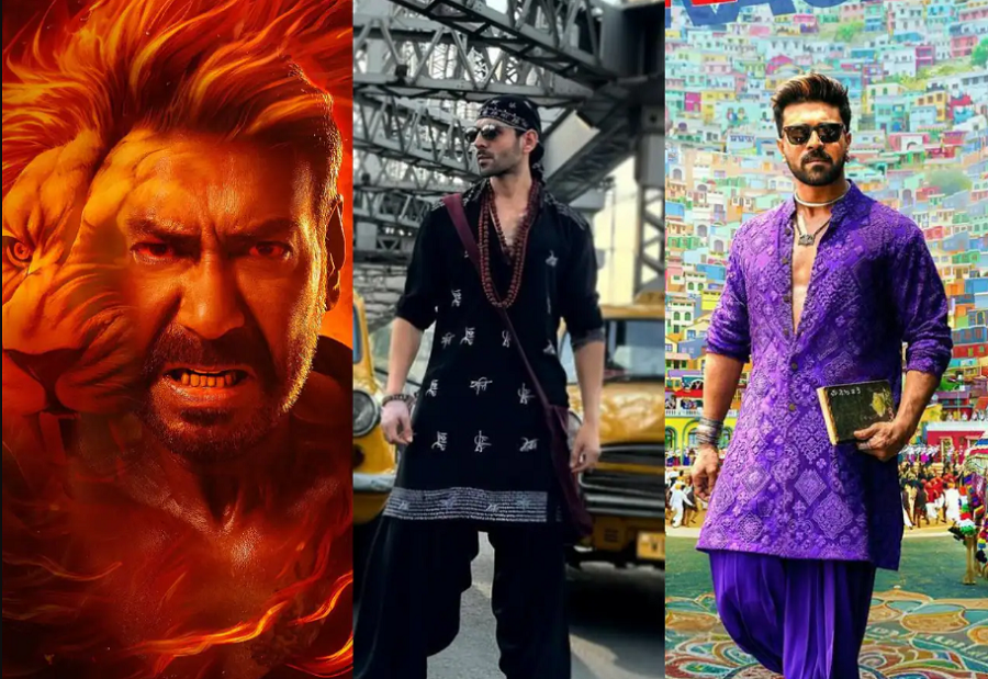 Will it be Ajay Devgn vs Kartik Aaryan vs Ram Charan at the box office in Diwali 2024